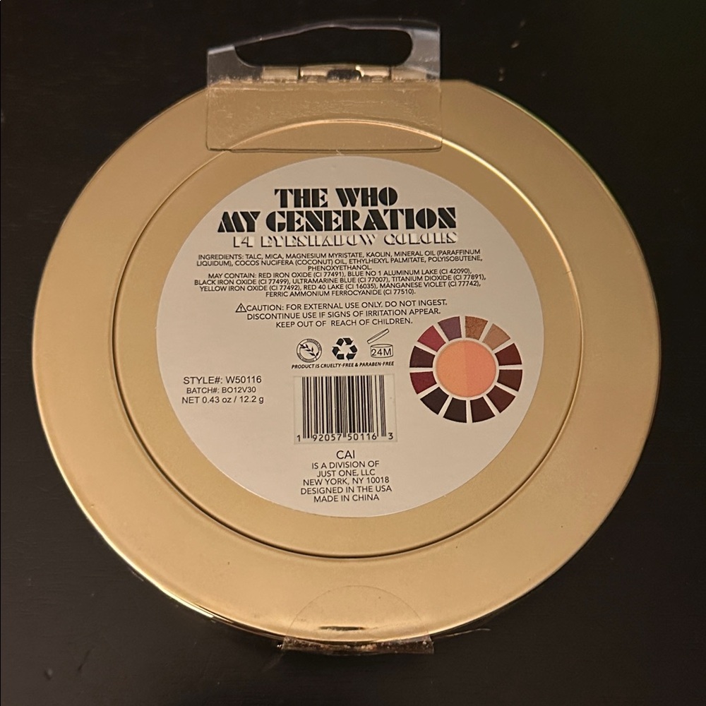 The Who 'My Generation' 14-Color Eyeshadow Palette - Gold - Picture 5 of 5